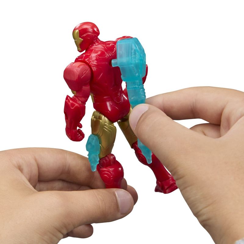 Jucarii, Copii si Bebe - Jucarii si jocuri - Figurine - MARVEL AVENGERS ACTION VERS SET FIGURINA IRON MAN SI ACCESORII 11.4CM - Infinity.ro