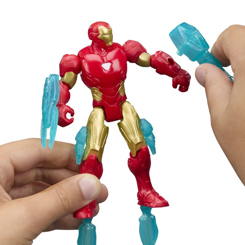 Jucarii, Copii si Bebe - Jucarii si jocuri - Figurine - MARVEL AVENGERS ACTION VERS SET FIGURINA IRON MAN SI ACCESORII 11.4CM - Infinity.ro