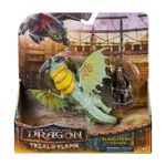 Jucarii, Copii si Bebe - Jucarii si jocuri - Figurine - CUM SA ITI DRESEZI DRAGONUL INCERCAREA FLACARII SET DRAGON RUMBLEHORN SI FIGURINA STOICK - Infinity.ro