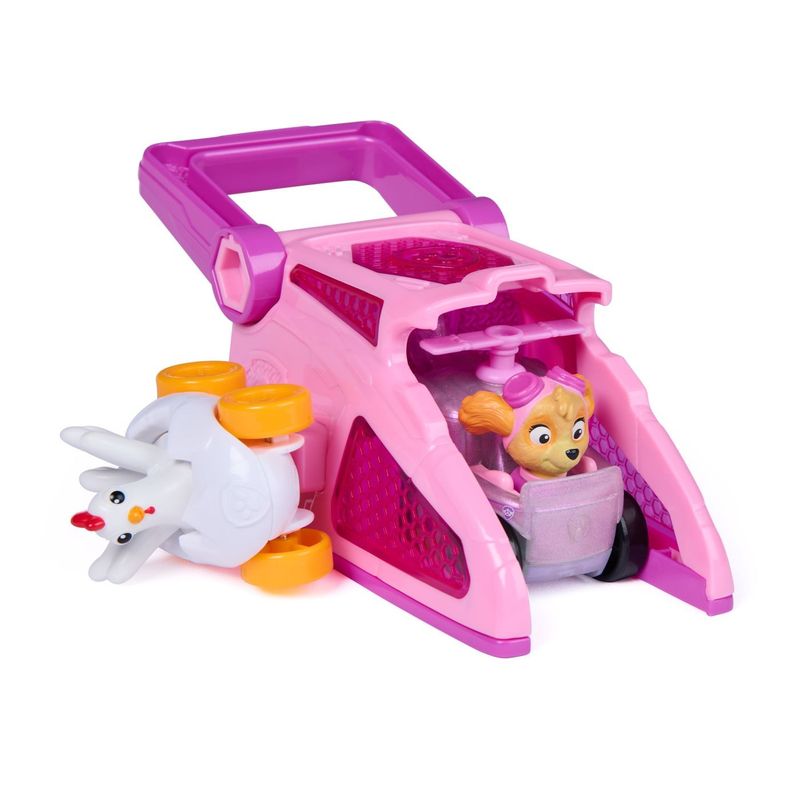 Jucarii, Copii si Bebe - Jucarii si jocuri - Figurine - PATRULA CATELUSILOR SET FIGURINA SKYE SI VEHICUL CU LANSATOR - Infinity.ro