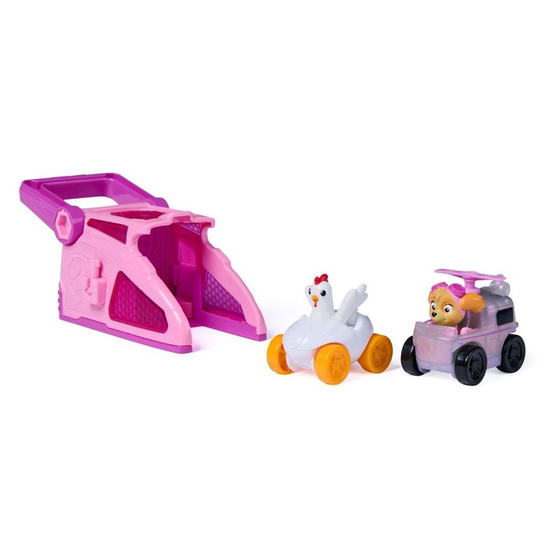 Jucarii, Copii si Bebe - Jucarii si jocuri - Figurine - PATRULA CATELUSILOR SET FIGURINA SKYE SI VEHICUL CU LANSATOR - Infinity.ro