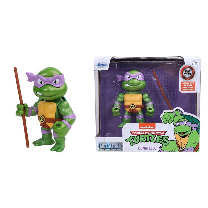 Jucarii, Copii si Bebe - Jucarii si jocuri - Figurine - FIGURINA METALICA TESTOASELE NINJA PERSONAJUL DONATELLO - Infinity.ro