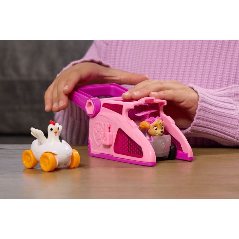 Jucarii, Copii si Bebe - Jucarii si jocuri - Figurine - PATRULA CATELUSILOR SET FIGURINA SKYE SI VEHICUL CU LANSATOR - Infinity.ro