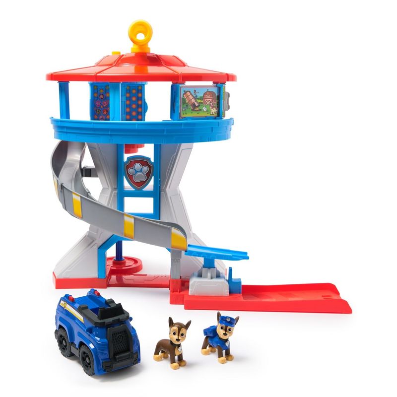 Jucarii, Copii si Bebe - Jucarii si jocuri - Figurine - PATRULA CATELUSILOR SET TURN DE OBSERVATIE CU VEHICUL SI FIGURINA CHASE - Infinity.ro