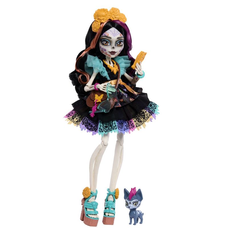 Jucarii, Copii si Bebe - Jucarii si jocuri - Papusi si accesorii - Papusi - MONSTER HIGH PAPUSA SKELITA CALAVERAS CU ACCESORII - Infinity.ro