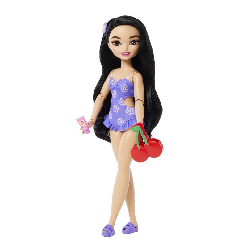 Jucarii, Copii si Bebe - Jucarii si jocuri - Papusi si accesorii - Papusi - BARBIE DREAM BESTIES PAPUSA BARBIE RENEE LA PLAJA CU ACCESORII - Infinity.ro