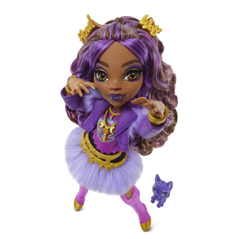 Jucarii, Copii si Bebe - Jucarii si jocuri - Papusi si accesorii - Papusi - MONSTER HIGH PAPUSA CLAWDEEN WOLF CU ACCESORII - Infinity.ro