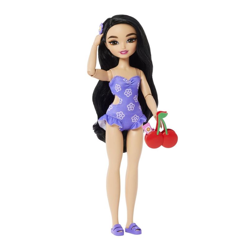 Jucarii, Copii si Bebe - Jucarii si jocuri - Papusi si accesorii - Papusi - BARBIE DREAM BESTIES PAPUSA BARBIE RENEE LA PLAJA CU ACCESORII - Infinity.ro