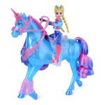 Jucarii, Copii si Bebe - Jucarii si jocuri - Papusi si accesorii - Papusi - UNICORN ACADEMY SET ANTRENEAZA SI STRALUCESTE UNICORNUL RIVER SI PAPUSA ISABEL - Infinity.ro