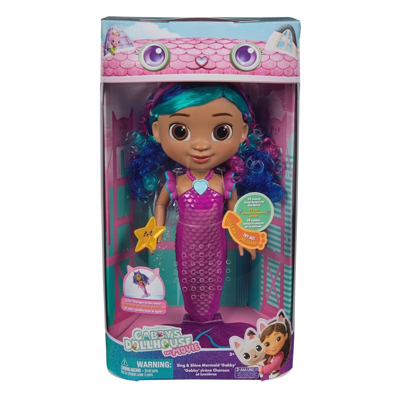 Jucarii, Copii si Bebe - Jucarii si jocuri - Papusi si accesorii - Papusi - GABBYS DOLLHOUSE FILMUL PAPUSA SIRENA GABBY INTERACTIVA - Infinity.ro