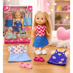 Jucarii, Copii si Bebe - Jucarii si jocuri - Papusi si accesorii - Papusi - EVI LOVE FASHION SET PAPUSA EVI SI ACCESORII - Infinity.ro