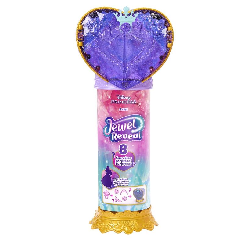 Jucarii, Copii si Bebe - Jucarii si jocuri - Papusi si accesorii - Papusi - DISNEY PRINCESS JEWEL REVEAL PAPUSA ARIEL - Infinity.ro