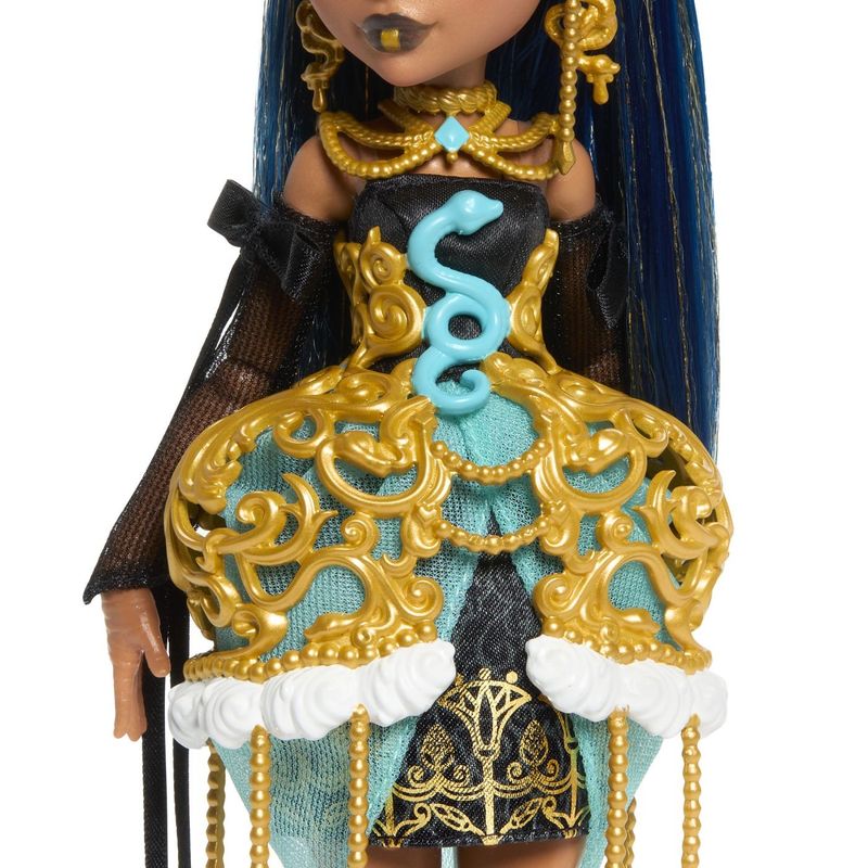 Jucarii, Copii si Bebe - Jucarii si jocuri - Papusi si accesorii - Papusi - MONSTER HIGH ZIUA DE NASTERE DULCE SI INFRICOSATOARE PAPUSA CLEO DE NILE CU ACCESORII - Infinity.ro