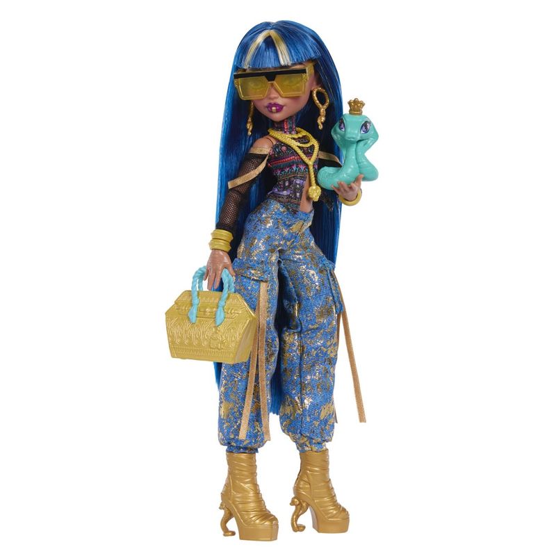 Jucarii, Copii si Bebe - Jucarii si jocuri - Papusi si accesorii - Papusi - MONSTER HIGH PAPUSA CLEO DENILE CU ACCESORII - Infinity.ro