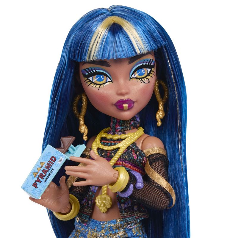Jucarii, Copii si Bebe - Jucarii si jocuri - Papusi si accesorii - Papusi - MONSTER HIGH PAPUSA CLEO DENILE CU ACCESORII - Infinity.ro