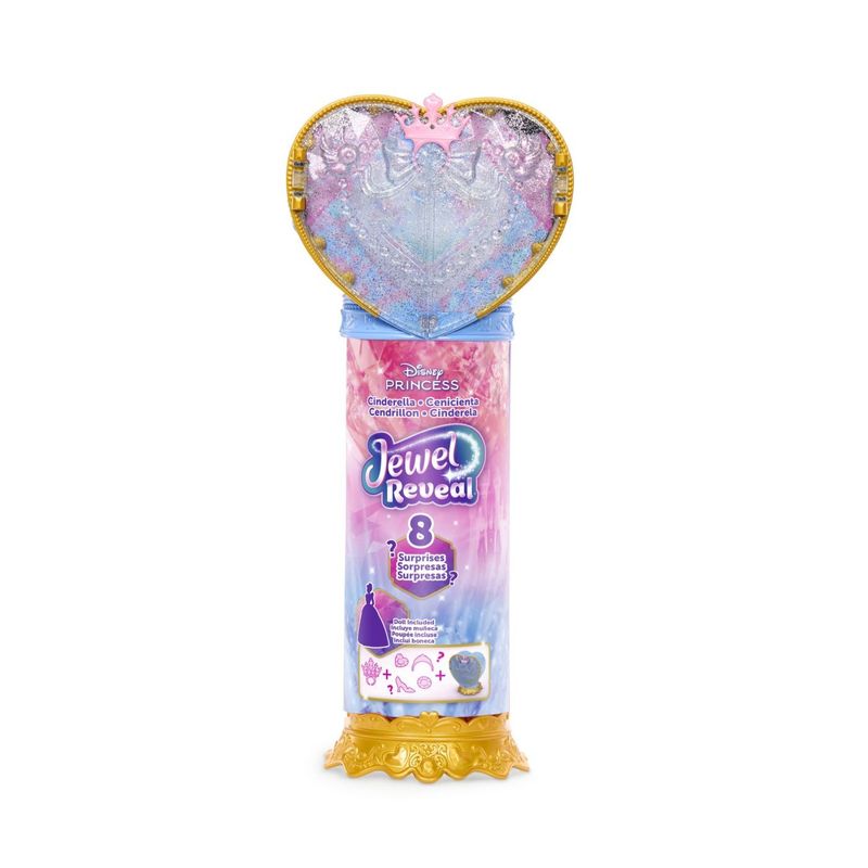 Jucarii, Copii si Bebe - Jucarii si jocuri - Papusi si accesorii - Papusi - DISNEY PRINCESS JEWEL REVEAL PAPUSA CENUSAREASA - Infinity.ro