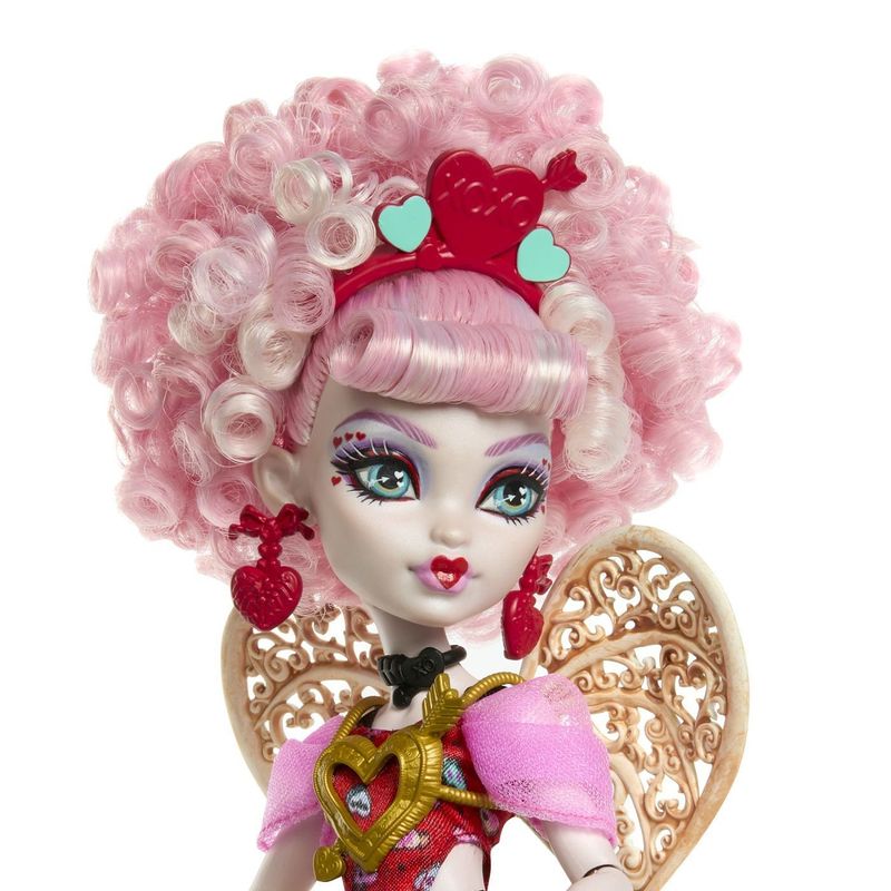 Jucarii, Copii si Bebe - Jucarii si jocuri - Papusi si accesorii - Papusi - MONSTER HIGH ANIVERSARE DULCE SI INFRICOSATOARE PAPUSA CUPID ASTERIA CU ACCESORII - Infinity.ro