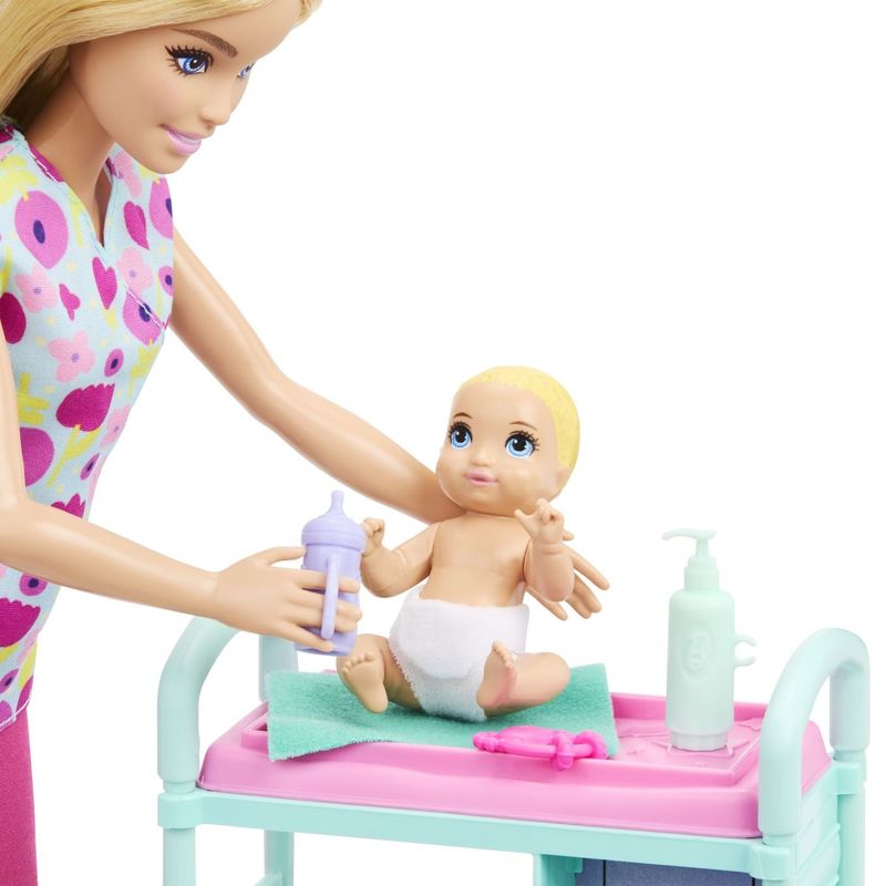 Jucarii, Copii si Bebe - Jucarii si jocuri - Papusi si accesorii - Papusi - BARBIE YOU CAN BE ANYTHING PAPUSA DOCTOR PEDIATRU CU ACCESORII - Infinity.ro