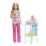 Jucarii, Copii si Bebe - Jucarii si jocuri - Papusi si accesorii - Papusi - BARBIE YOU CAN BE ANYTHING PAPUSA DOCTOR PEDIATRU CU ACCESORII - Infinity.ro