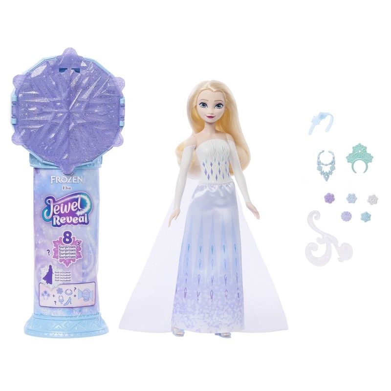 Jucarii, Copii si Bebe - Jucarii si jocuri - Papusi si accesorii - Papusi - DISNEY FROZEN JEWEL REVEAL PAPUSA ELSA - Infinity.ro
