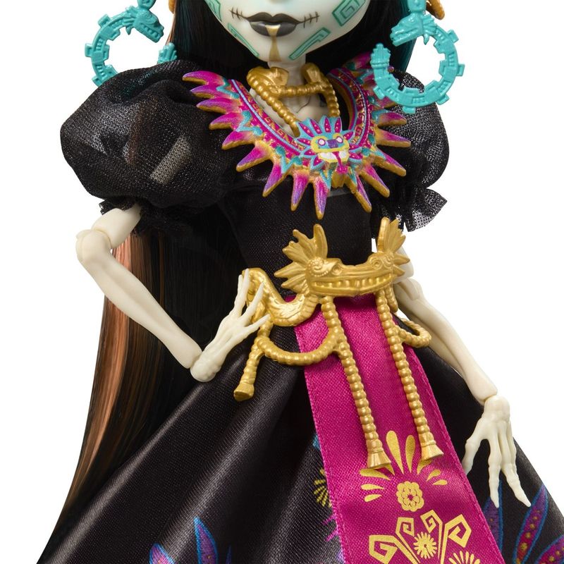 Jucarii, Copii si Bebe - Jucarii si jocuri - Papusi si accesorii - Papusi - MONSTER HIGH SKULLECTOR PAPUSA SKELITA CALAVERAS EDITIA DIA DE MUERTOS - Infinity.ro