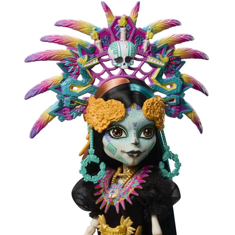 Jucarii, Copii si Bebe - Jucarii si jocuri - Papusi si accesorii - Papusi - MONSTER HIGH SKULLECTOR PAPUSA SKELITA CALAVERAS EDITIA DIA DE MUERTOS - Infinity.ro