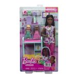 Jucarii, Copii si Bebe - Jucarii si jocuri - Papusi si accesorii - Papusi - BARBIE SET DE JOACA PAPUSA BARBIE BRUNETA FACE CARIERA MEDIC PEDIATRU - Infinity.ro