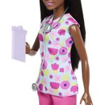 Jucarii, Copii si Bebe - Jucarii si jocuri - Papusi si accesorii - Papusi - BARBIE SET DE JOACA PAPUSA BARBIE BRUNETA FACE CARIERA MEDIC PEDIATRU - Infinity.ro