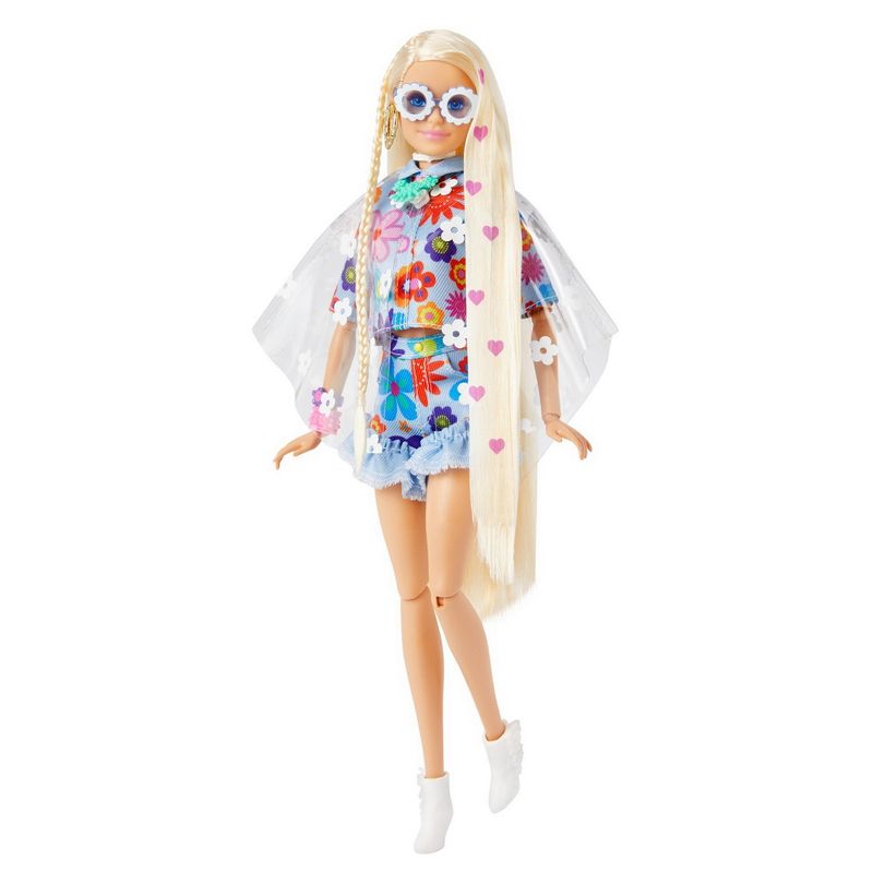 Jucarii, Copii si Bebe - Jucarii si jocuri - Papusi si accesorii - Papusi - PAPUSA BARBIE EXTRA FLOWER POWER - Infinity.ro