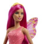 Jucarii, Copii si Bebe - Jucarii si jocuri - Papusi si accesorii - Papusi - BARBIE PAPUSA BARBIE ZANA CU PAR SI TINUTA ROZ - Infinity.ro