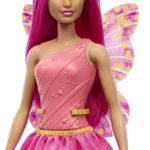 Jucarii, Copii si Bebe - Jucarii si jocuri - Papusi si accesorii - Papusi - BARBIE PAPUSA BARBIE ZANA CU PAR SI TINUTA ROZ - Infinity.ro