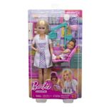 Jucarii, Copii si Bebe - Jucarii si jocuri - Papusi si accesorii - Papusi - BARBIE SET DE JOACA PAPUSA BARBIE BLONDA FACE CARIERA DENTIST - Infinity.ro
