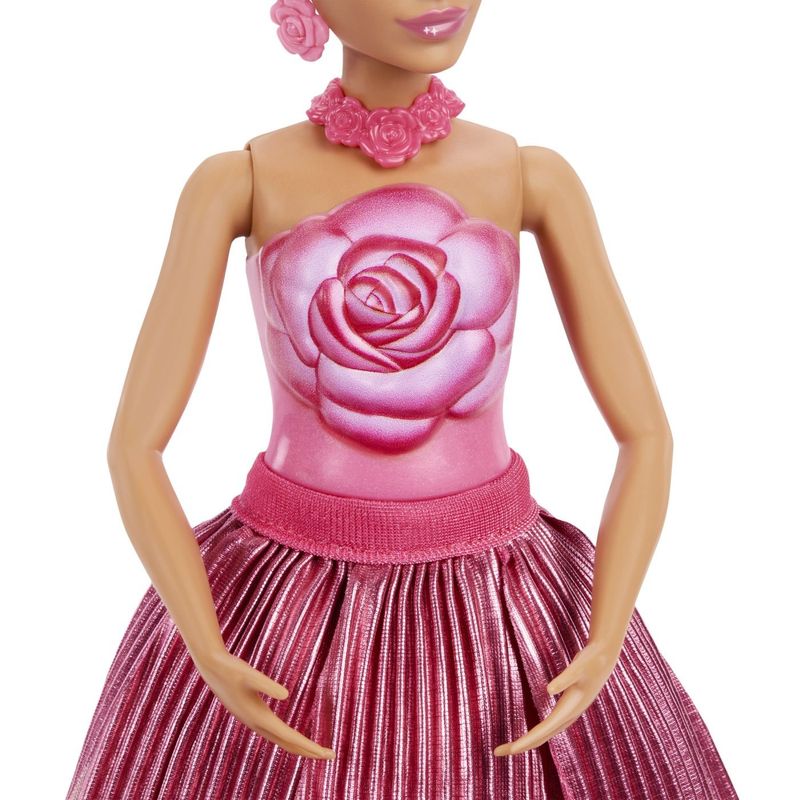 Jucarii, Copii si Bebe - Jucarii si jocuri - Papusi si accesorii - Papusi - BARBIE PETAL POP SET PAPUSA BARBIE TRANDAFIR ROSU SI ACCESORII - Infinity.ro