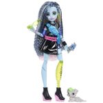 Jucarii, Copii si Bebe - Jucarii si jocuri - Papusi si accesorii - Papusi - MONSTER HIGH PAPUSA FRANKIE STEIN CU ACCESORII - Infinity.ro