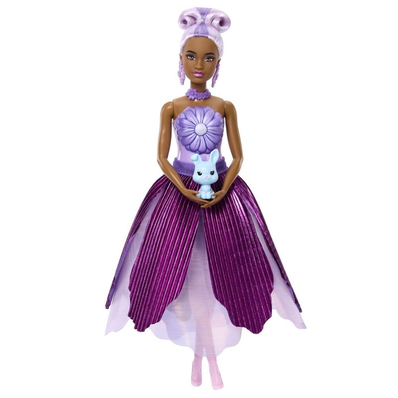 Jucarii, Copii si Bebe - Jucarii si jocuri - Papusi si accesorii - Papusi - BARBIE PETAL POP SET PAPUSA BARBIE MARGARETA MOV SI ACCESORII - Infinity.ro