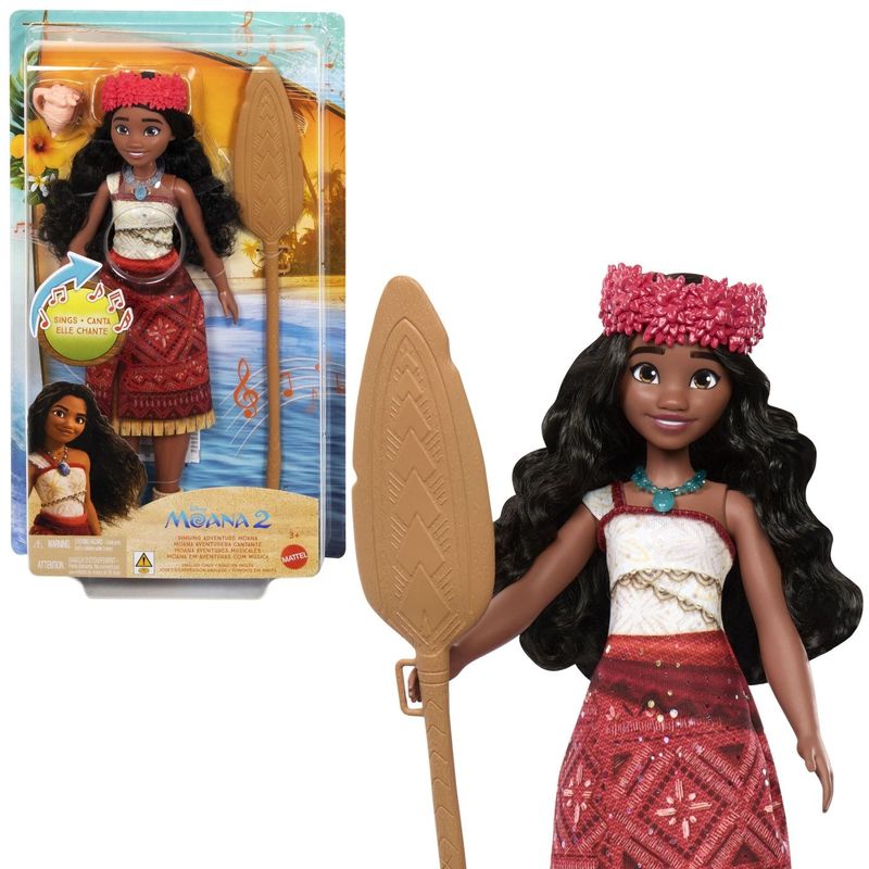 Jucarii, Copii si Bebe - Jucarii si jocuri - Papusi si accesorii - Papusi - DISNEY VAIANA 2 SET PAPUSA VAIANA MUZICALA CU ACCESORII - Infinity.ro