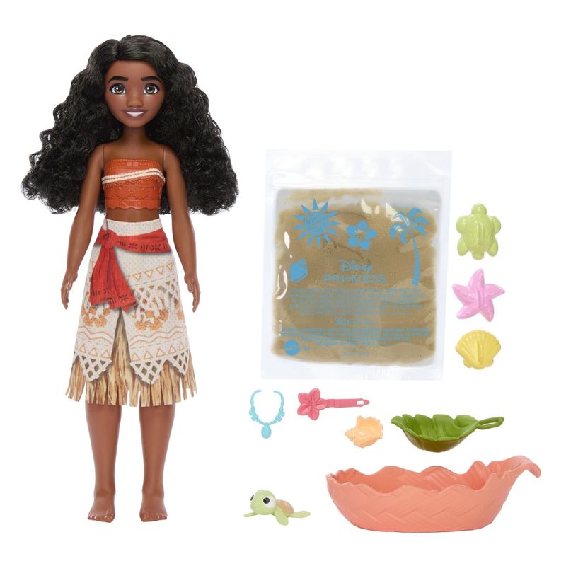 Jucarii, Copii si Bebe - Jucarii si jocuri - Papusi si accesorii - Papusi - DISNEY PRINCESS SET PAPUSA VAIANA SI PRIETENII DIN OCEAN CU NISIP MODELABIL SI ACCESORII - Infinity.ro