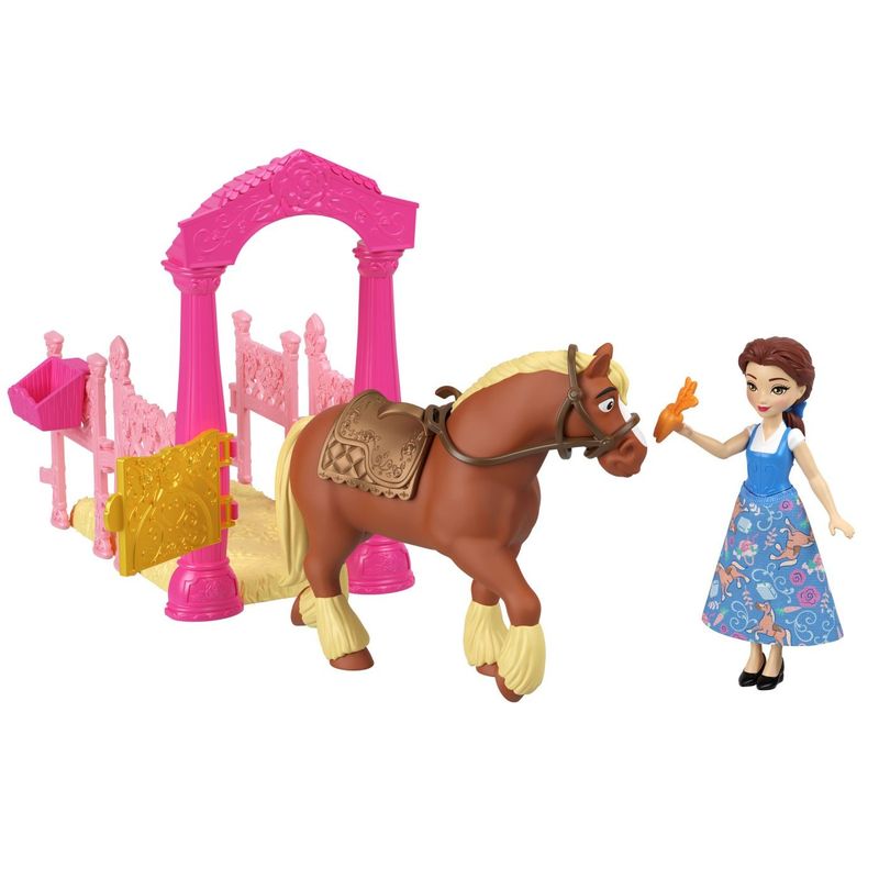 Jucarii, Copii si Bebe - Jucarii si jocuri - Papusi si accesorii - Papusi - DISNEY PRINCESS SET DE JOACA GRAJDUL REGAL AL LUI BELLE PAPUSA SI ACCESORII - Infinity.ro