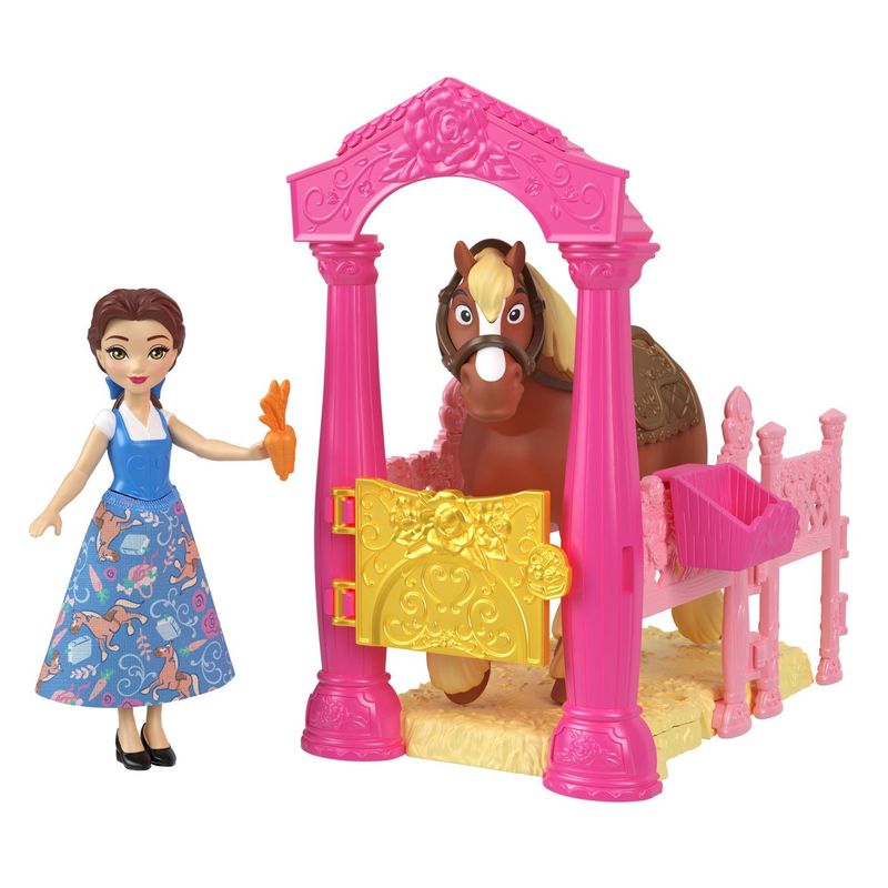 Jucarii, Copii si Bebe - Jucarii si jocuri - Papusi si accesorii - Papusi - DISNEY PRINCESS SET DE JOACA GRAJDUL REGAL AL LUI BELLE PAPUSA SI ACCESORII - Infinity.ro