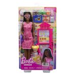 Jucarii, Copii si Bebe - Jucarii si jocuri - Papusi si accesorii - Papusi - BARBIE SET DE JOACA PAPUSA BARBIE BRUNETA MULATRA FACE CARIERA PROFESOARA - Infinity.ro