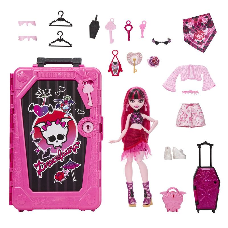 Jucarii, Copii si Bebe - Jucarii si jocuri - Papusi si accesorii - Papusi - MONSTER HIGH SKULLTIMATE SECRETS PAPUSA DRACULAURA CU ACCESORII - Infinity.ro