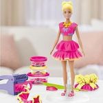 Jucarii, Copii si Bebe - Jucarii si jocuri - Papusi si accesorii - Papusi - PLAY DOH BARBIE SET VOLANASE SI FUNDITE CU PAPUSA INCLUSA - Infinity.ro