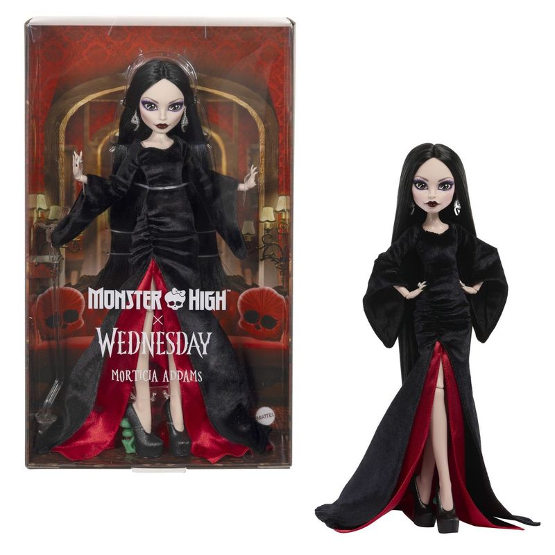 Jucarii, Copii si Bebe - Jucarii si jocuri - Papusi si accesorii - Papusi - MONSTER HIGH WEDNESDAY PAPUSA MORTICIA ADDAMS - Infinity.ro