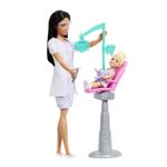 Jucarii, Copii si Bebe - Jucarii si jocuri - Papusi si accesorii - Papusi - BARBIE SET DE JOACA PAPUSA BARBIE BRUNETA FACE CARIERA DENTIST - Infinity.ro