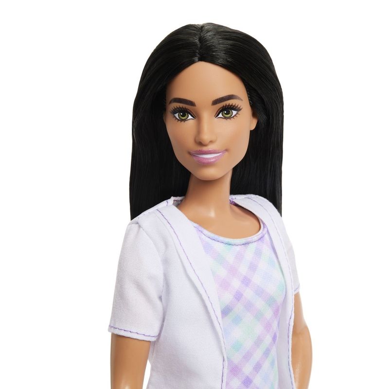 Jucarii, Copii si Bebe - Jucarii si jocuri - Papusi si accesorii - Papusi - BARBIE SET DE JOACA PAPUSA BARBIE BRUNETA FACE CARIERA DENTIST - Infinity.ro