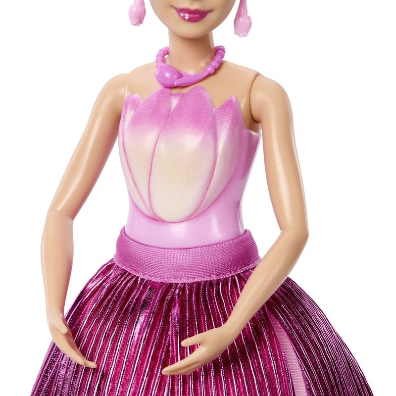 Jucarii, Copii si Bebe - Jucarii si jocuri - Papusi si accesorii - Papusi - BARBIE PETAL POP SET PAPUSA BARBIE LALEA ROZ SI ACCESORII - Infinity.ro
