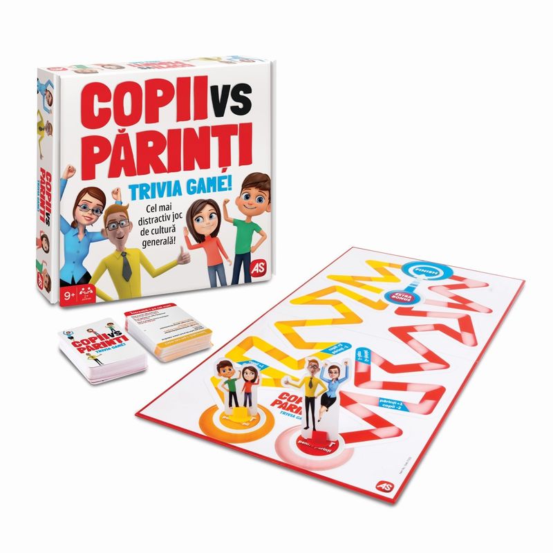 Jucarii, Copii si Bebe - Jucarii si jocuri - Jocuri si puzzle - Jocuri de societate - JOC DE SOCIETATE COPII VS PARINTI - Infinity.ro