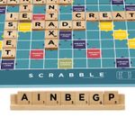 Jucarii, Copii si Bebe - Jucarii si jocuri - Jocuri si puzzle - Jocuri de societate - JOC SCRABBLE 2 IN 1 DIN LEMN IN LIMBA ROMANA - Infinity.ro