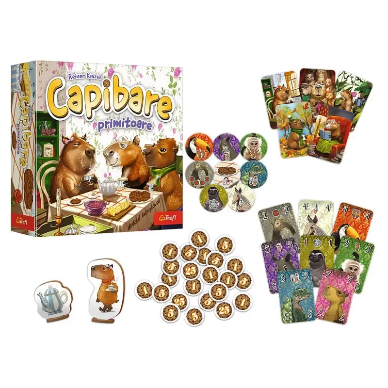 Jucarii, Copii si Bebe - Jucarii si jocuri - Jocuri si puzzle - Jocuri de societate - JOC DE SOCIETATE CAPIBARE PRIMITOARE IN LIMBA ROMANA - Infinity.ro