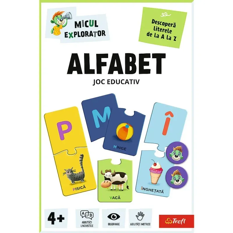Jucarii, Copii si Bebe - Jucarii si jocuri - Jocuri si puzzle - Jocuri de societate - JOC EDUCATIV ALFABET MICUL EXPLORATOR - Infinity.ro